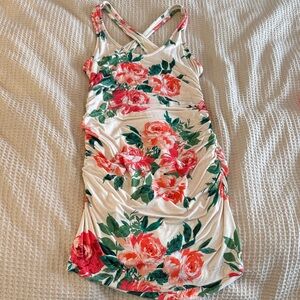 Floral Print Sleeveless Sundress